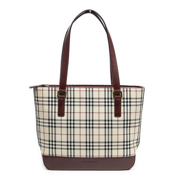 Burberry Square Zip Tote - Picture 1 of 8